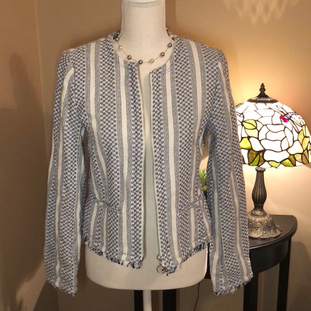 Zip Up Blazer